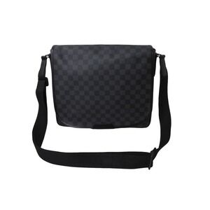 LOUIS VUITTON Daniel shoulder bag Damier Ebene Brown Graphite Black